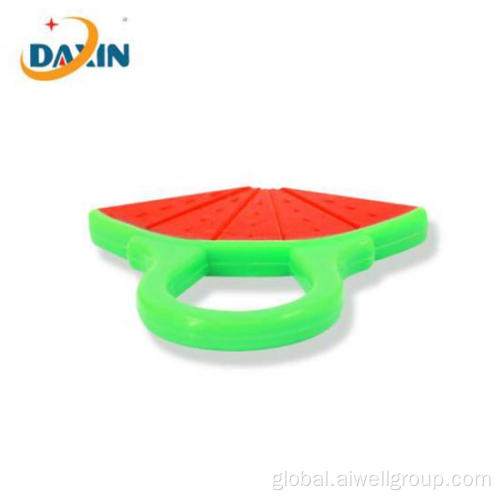 Soft Silicone Baby Teether Food Grade Watermelon Design Silicone Baby Teether Manufactory